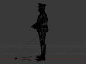 Male in Uniform 3D Model