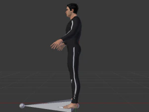 Male in Wetsuit 3D Model