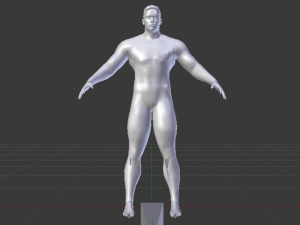 Male in Wetsuit 3D मॉडल