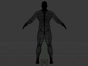 Male in Wetsuit 3D मॉडल
