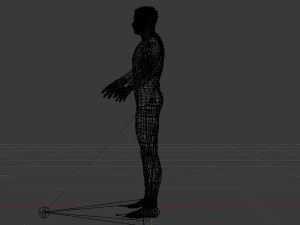 Male in Wetsuit 3D Model