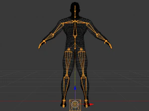 Male in Wetsuit 3D Model