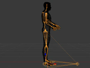 Male in Wetsuit 3D Model