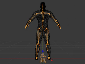 Male in Wetsuit 3D Model