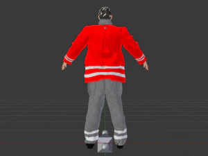 Male Rescuer 3D Model