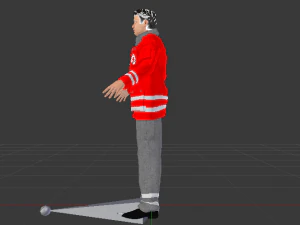Male Rescuer 3D Model