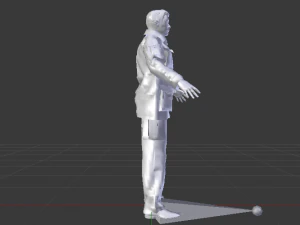 Male Rescuer 3D Model