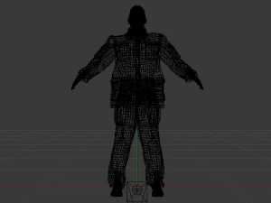 Male Rescuer 3D Model