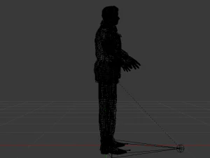 Male Rescuer 3D Model