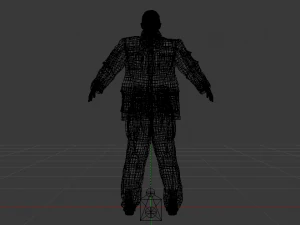 Male Rescuer 3D Model