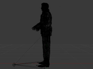 Male Rescuer 3D Model