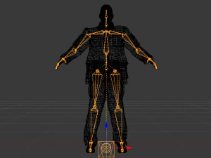 Male Rescuer 3D Model