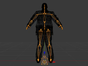 Male Rescuer 3D Model