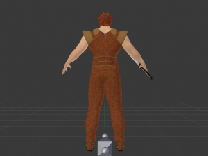 Male Warrior 01 3D Model