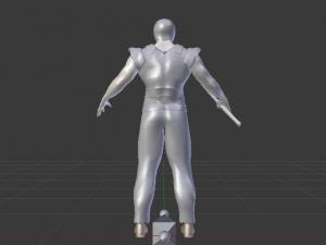 Male Warrior 01 3D Model