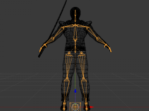 Male Warrior 01 3D Model