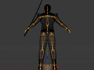 Male Warrior 01 3D Model