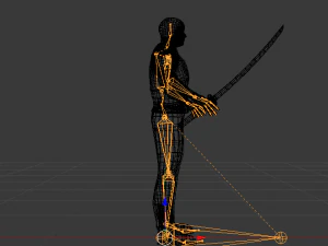 Male Warrior 01 3D Model