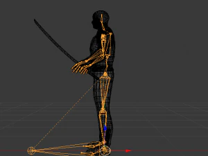 Male Warrior 01 3D Model