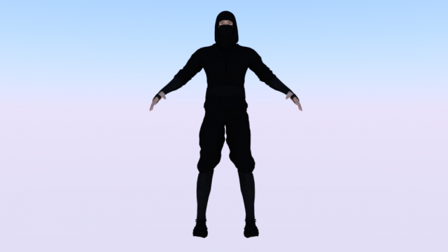 Man Ninja 3D मॉडल .c4d .max .obj .3ds .fbx .stl .blend 