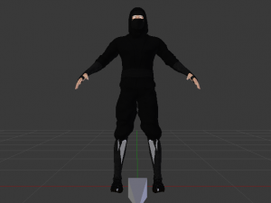 Man Ninja 3D मॉडल
