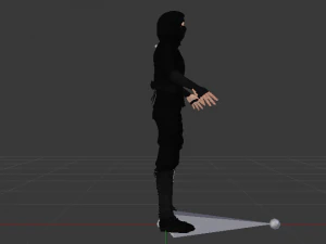 Man Ninja 3D Model