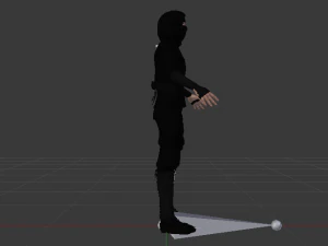 Man Ninja 3D Model