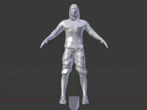Man Ninja 3D Model