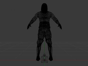 Man Ninja 3D Model