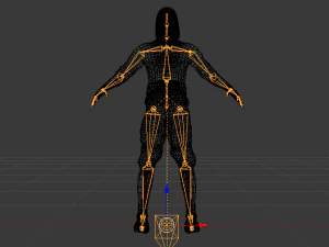 Man Ninja 3D Model
