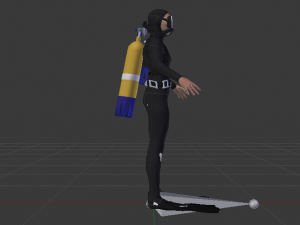 Scuba Diver Modelo 3D