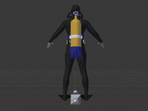 Scuba Diver Modelo 3D
