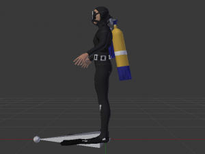 Scuba Diver Modelo 3D