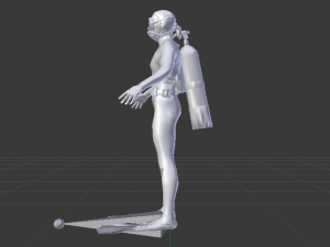 Scuba Diver Modelo 3D