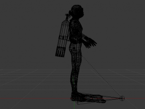 Scuba Diver Modelo 3D