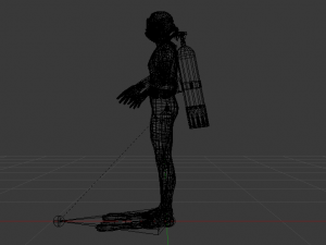 Scuba Diver Modelo 3D