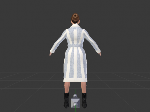 Woman in the Coat 01 Modelo 3D