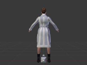 Woman in the Coat 01 Modelo 3D