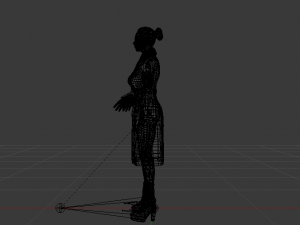 Woman in the Coat 01 Modelo 3D