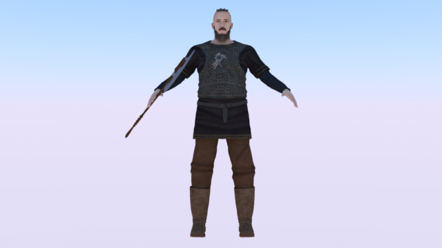 Viking Modello 3D .c4d .max .obj .3ds .fbx .stl .blend 