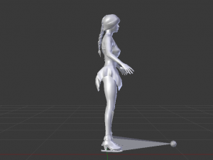 Woman Figure Skater 01 Modèle 3D