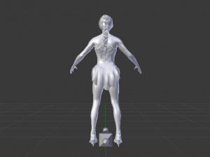 Woman Figure Skater 01 Modèle 3D