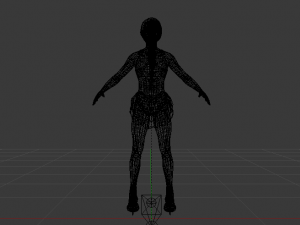 Woman Figure Skater 01 Modèle 3D