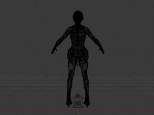 Woman Figure Skater 01 Modèle 3D