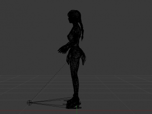 Woman Figure Skater 01 Modèle 3D