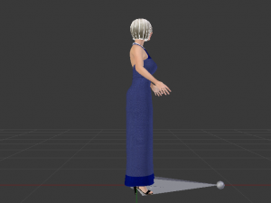Woman in a Dress 02 Modelo 3D