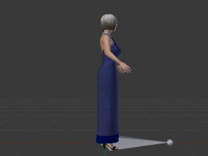 Woman in a Dress 02 Modelo 3D