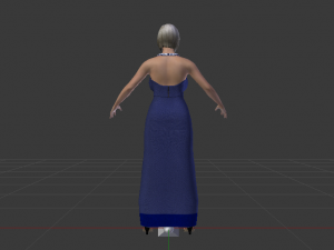 Woman in a Dress 02 Modelo 3D