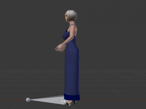 Woman in a Dress 02 Modelo 3D