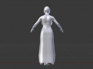 Woman in a Dress 02 Modelo 3D